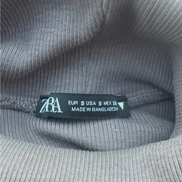 Zara Gray Sleeveless Halter Midi Dress - Picture 2 of 6